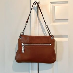 Michael Kors Tan Leather Purse with Chain Link
